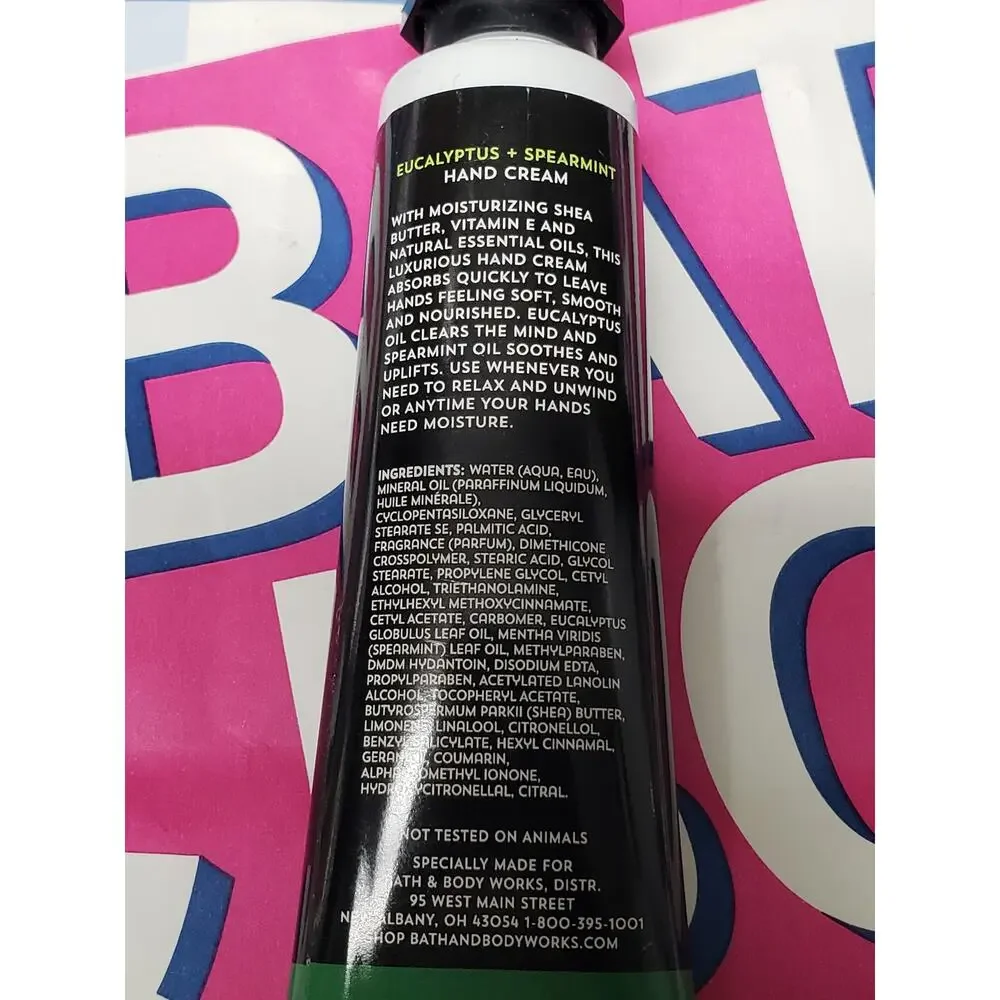 BBW STRESS RELIEF Eucalyptus & Spearmint Hand Cream & PocketBac Refill